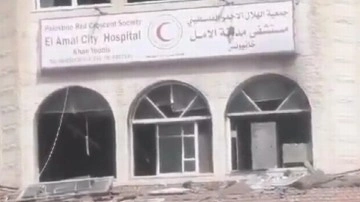 İsrail, Al-Amal Hastanesi ve çevresini hedef aldı