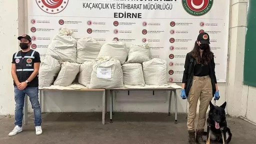 Kapıkule'de tankerde 114 kilo uyuşturucu ele geçirildi