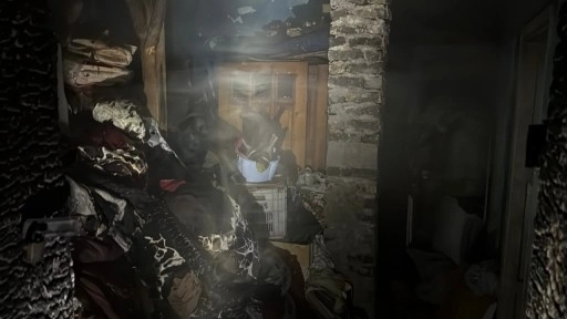 Karabük'te apartman dairesinde feci yangın