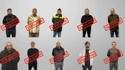Kırmızı bültenle ve ulusal seviyede aranan 10 suçlu Türkiye'ye getirildi