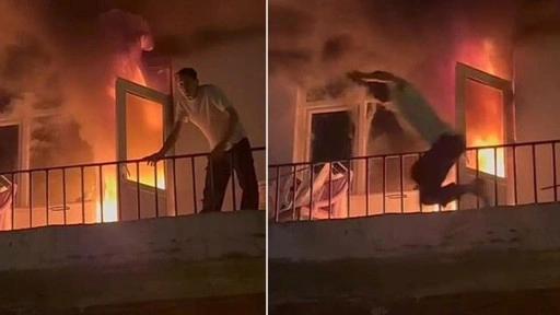 Kocaeli'nde dehşet veren yangın