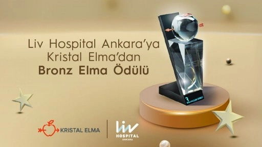 Liv Hospital Ankara’ya Kristal Elma’dan bronz elma ödülü