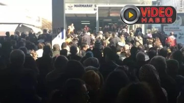 Marmaray'da bayram izdihamı
