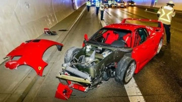 Oto Galeri Çalışanı, 110 Milyon TL'lik Ferrari'yi Pert Etti
