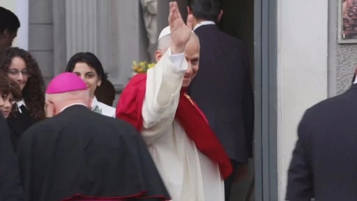 Papa 14. Leo, Saint Esprit Katedrali'ne geldi