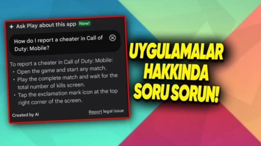 Play Store'a Yapay Zekâya Soru Sorma Özelliği Geldi!