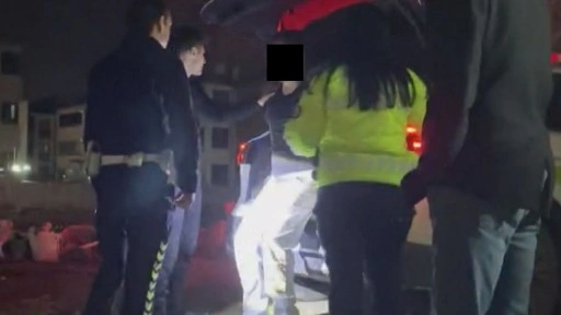 Polisten kaçan sürücü, 10 kilometrelik takiple yakalandı