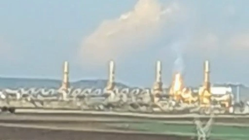 Silivri'de doğal gaz tesisinde yangın