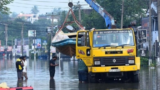 Sri Lanka'da şiddetli yağışlar afete yol açtı!