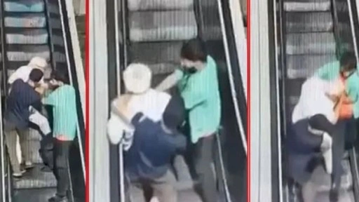Taksim metrosunda dehşet! Yaşlı adamın boğazını sıkıp gasp ettiler