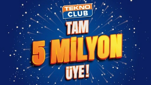 Teknosa’nın sadakat programı ‘TeknoClub’ 5 milyon üyeye ulaştı