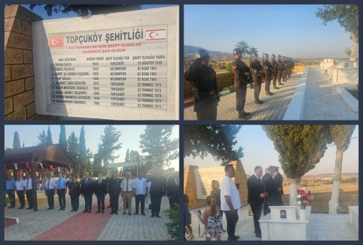 Topçuköy Şehitleri anıldı