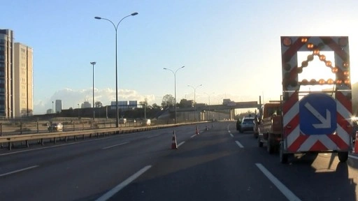 Tour De France bisiklet yarışı nedeniyle FSM Köprüsü Anadolu geçişi trafiğe kapatıldı