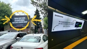 Türkiye Sokaklarındaki Yaratıcı Reklamlar - Webtekno