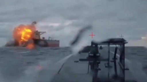 Ukrayna'dan Rusya'ya ait petrol tankerine saldırı