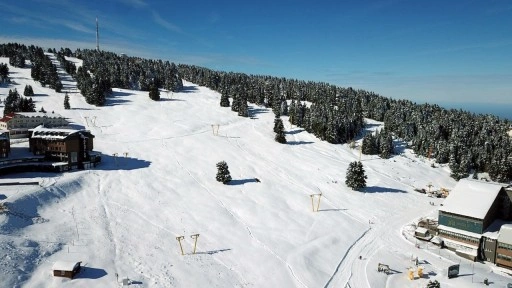 Uludağ’da kar kalınlığı 18 santimetreye ulaştı