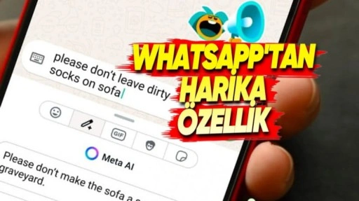 WhatsApp'a Yapay Zekâyla Mesaj Yazma Özelliği Geldi