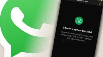 WhatsApp'ta Profil Resminin Ekran Görüntüsü Alınamayacak