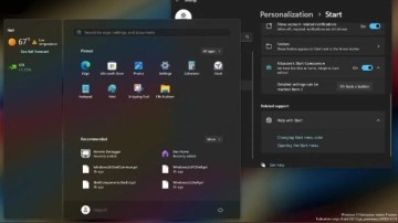 Windows 11'in Başlat Menüsü'ne Animasyonlu Widget Geliyor