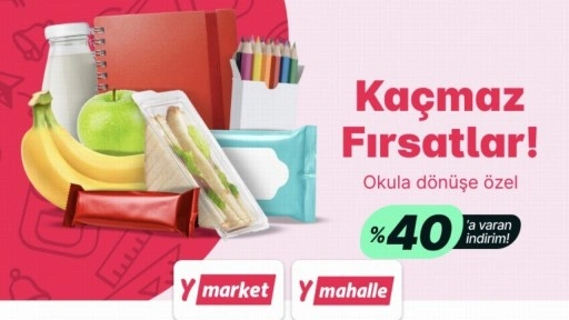 Yemeksepeti’nden market ve mahalle alışverişlerinde yüzde 40’a varan indirim