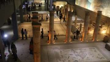 Zeugma Mozaik Müzesi’nde bayram yoğunluğu yaşandı